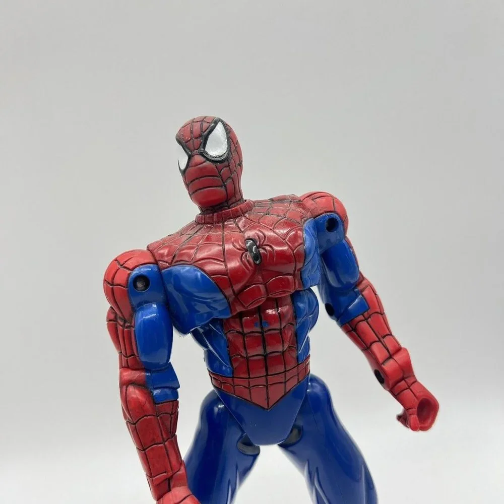 Marvel Spiderman Jointed Posable Spiderman 2000 ENT‎ Inc. 10” Action Figure Toy